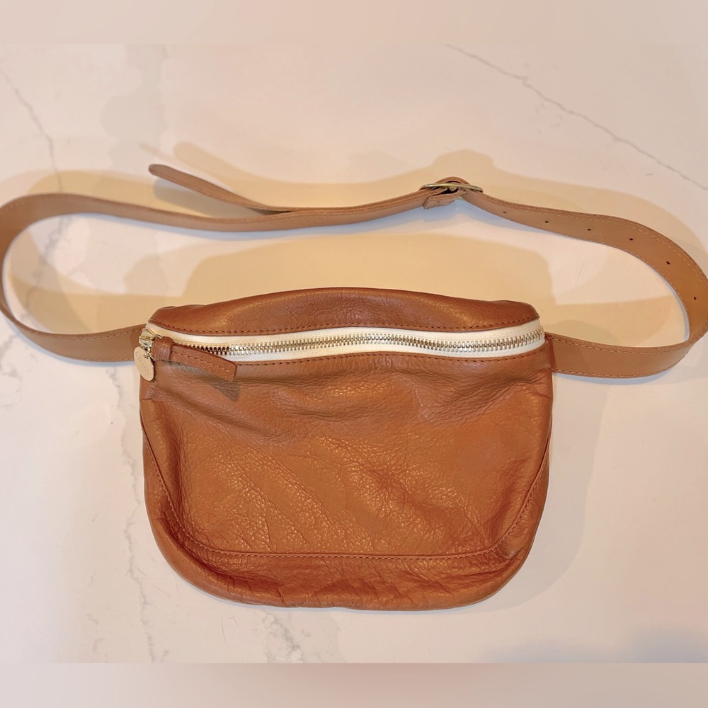 Clare V. Fanny Pack Tan Leather